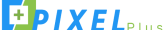 Logo azul Pixel Plus Popayán Colombia